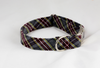 Maroon and Gray Preppy Plaid Dog Collar--Baylor School