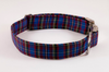 Blue Plaid School Boy Dog Collar