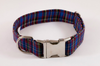 Blue Plaid School Boy Dog Collar