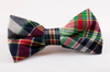 Classic Madras Bow Tie Dog Collar