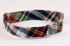 Madras Bow Tie Dog Collar