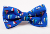 Nautical Sailboat Dog Bow Tie Collar