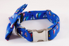 Nautical Sailboat Dog Bow Tie Collar