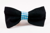 Carolina Panthers Black and Blue Dog Bow Tie Collar