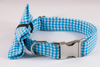 Carolina Panthers Blue and Black Dog Bow Tie Collar