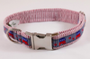Repuplican Seersucker Dog Collar