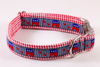 Repuplican Gingham Dog Collar