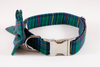 Tartan Plaid School Boy Bow Tie Dog Collar