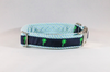 Seersucker Palmetto Palm Tree Dog Bow Tie Collar