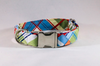 Preppy Madras Dog Collar