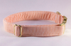 Preppy Classic Orange Seersucker Dog Collar