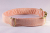 Preppy Orange Seersucker Bow Tie Dog Collar