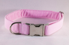 Preppy Pink Seersucker Bow Tie Dog Collar