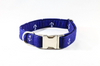 Navy Blue Anchor Dog Collar