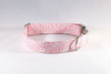 Pink Cherry Blossom Floral Girl Dog Bow Tie Collar