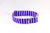 Preppy Red White and Blue Patriotic Stripes Dog Bow Tie Collar