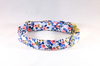 Periwinkle Les Fleurs Dog Collar