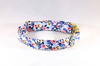 Periwinkle Les Fleurs Girl Dog Flower Bow Tie Collar