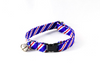 Red White and Blue Patriotic Stripes Kitty Cat Collar