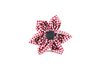 Garnet and Black Gingham Gamecocks Girl Dog Flower Bow Tie Collar