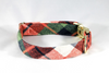 Fall Harvest Plaid Dog Bow Tie Collar