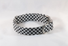 Classic Red Black and White Houndstooth Dog Bow Tie Collar