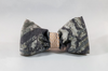 Preppy Sporting Pup Camo and Orange Seersucker Bow Tie Dog Collar