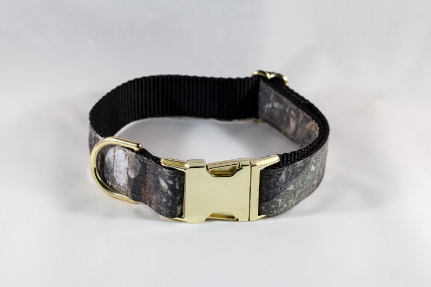 The Sporting Pup Camo Dog Collar--Classic Black