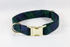 Watch Plaid Girl Dog Flower Bow Tie Dog Collar