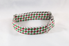 Green and Red Christmas Houndstooth Dog Bow Tie Collar