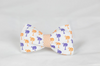 Purple and Orange Clemson Tigers Palmetto Palm Tree Seersucker Game Day Dog Bow Tie Collar