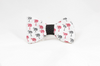 Gamecocks Garnet and Black Gingham Palmetto Palm Tree Game Day Dog Bow Tie Collar