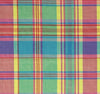 Preppy Pink Madras Dog Collar