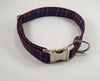 Blue Plaid School Boy Dog Collar