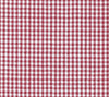 Preppy Red Gingham Girl Dog Flower Bow Tie