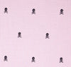 Preppy Pink Skull and Crossbones Girl Dog Bow Tie